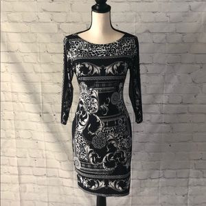 EUC Fitted Cache Dress